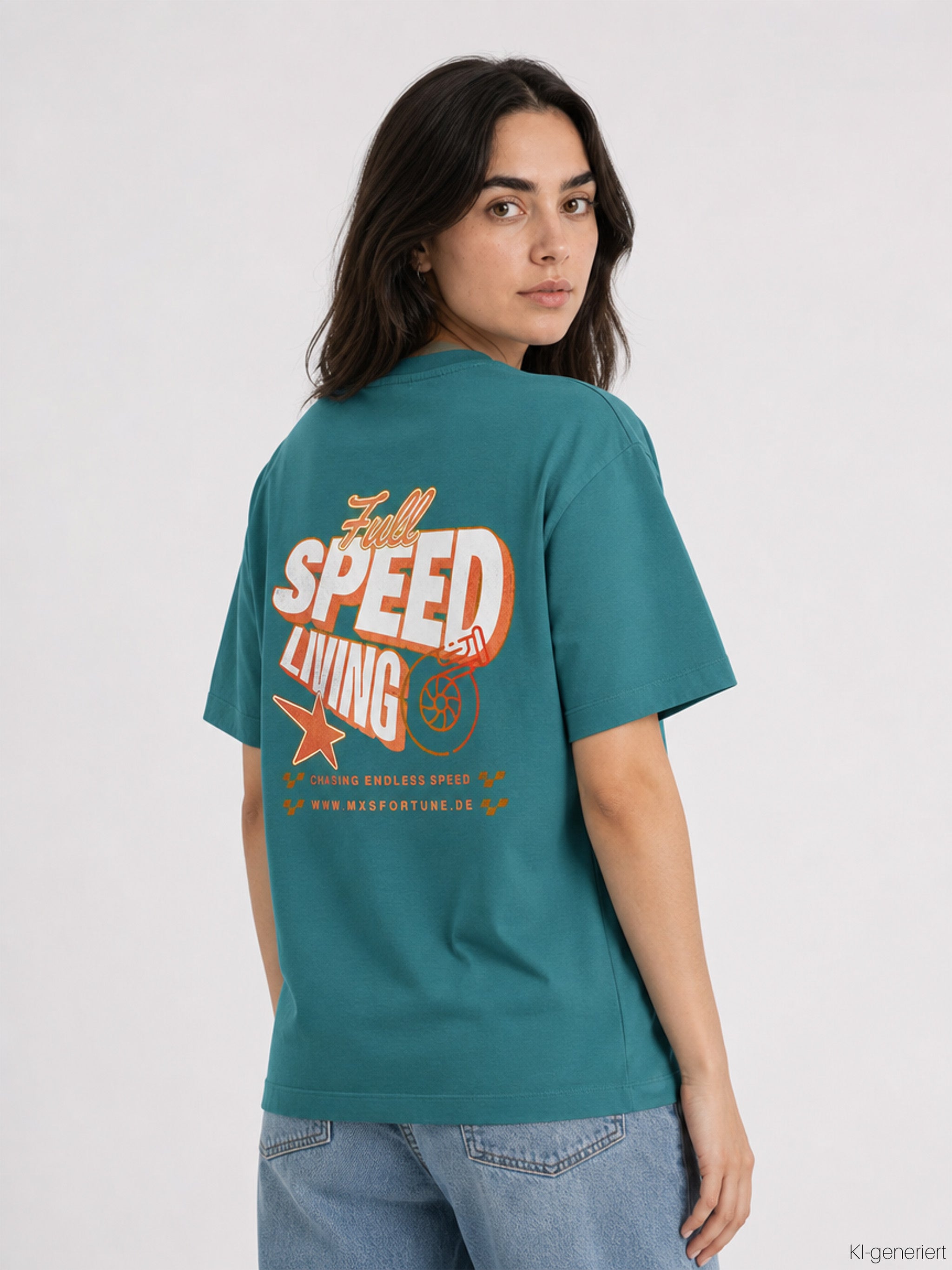 SLIPSTREAM Oversized Shirt Speed Living