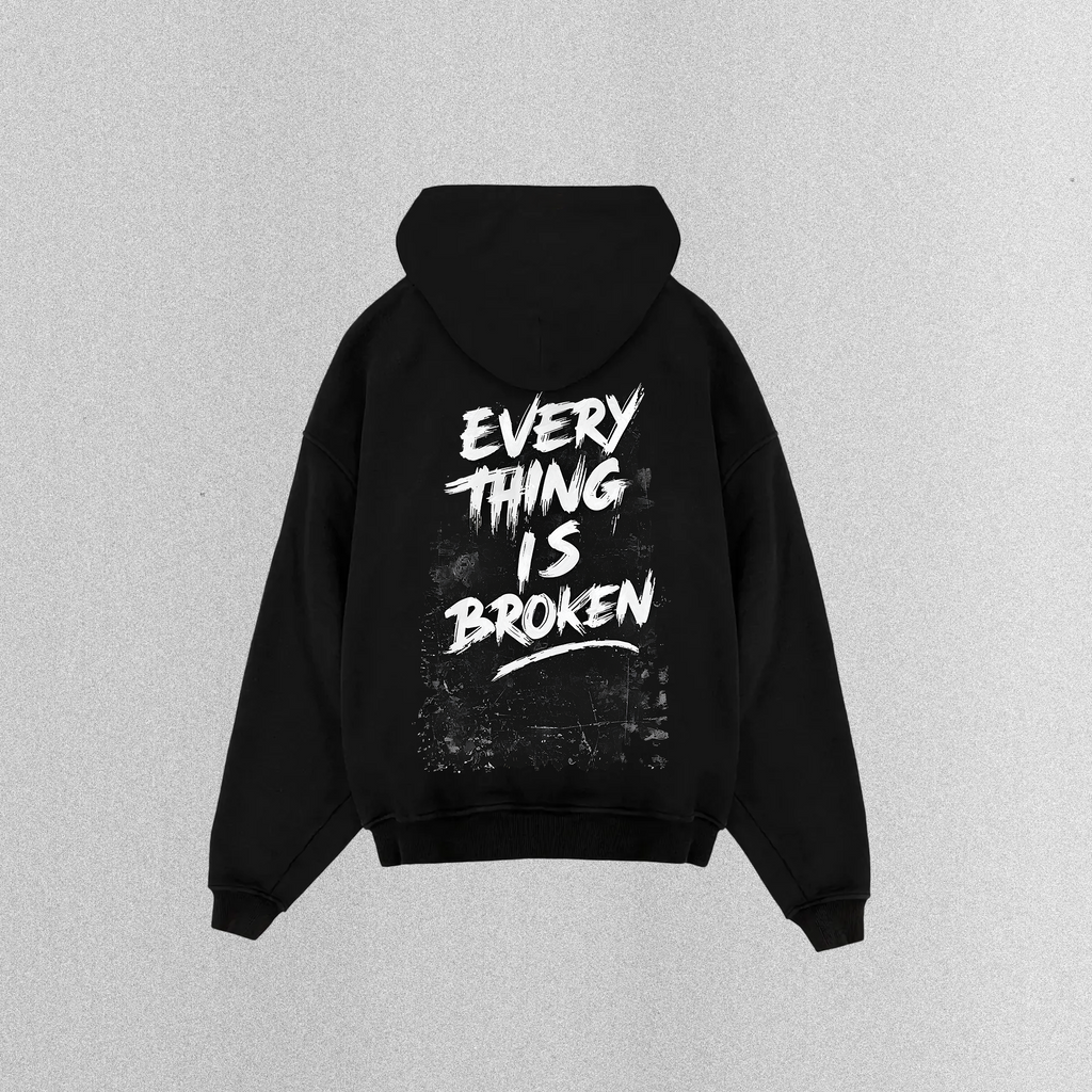 MXS Oversized Hoodie EVERYTHING IS BROKEN