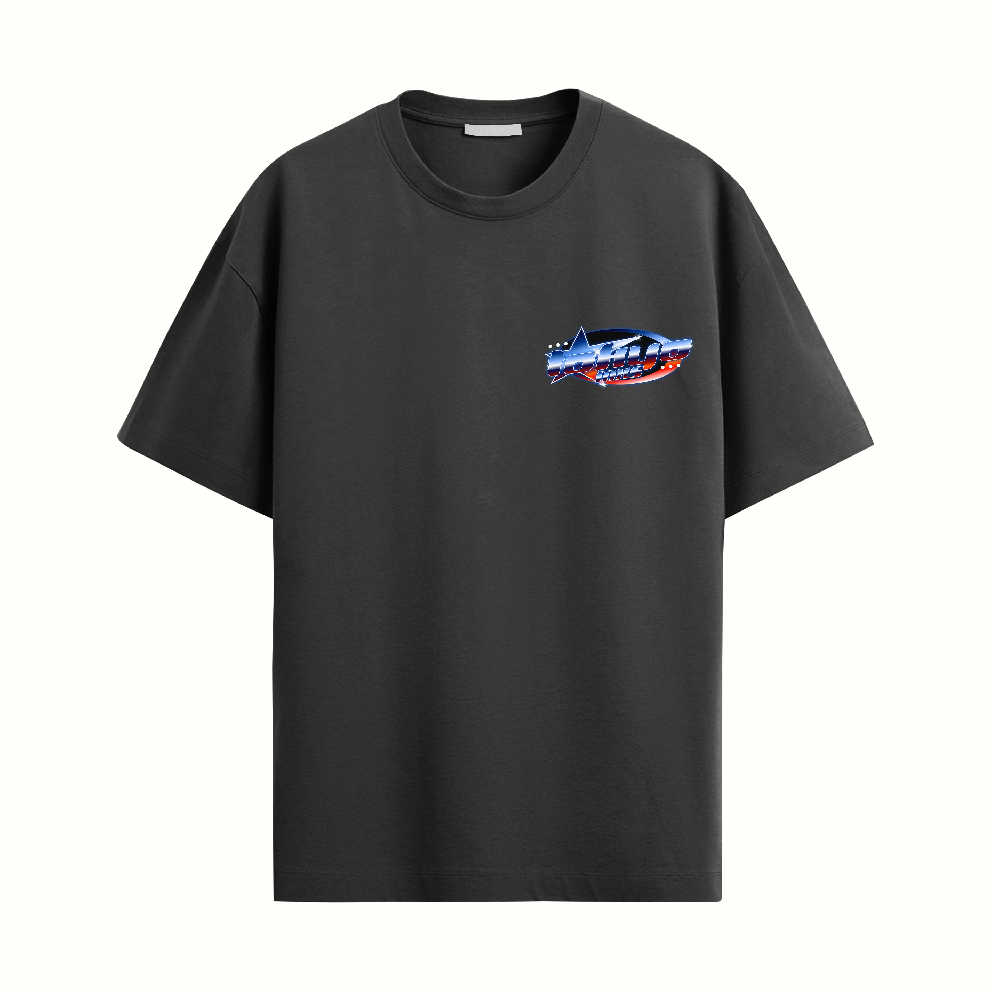 TOKYO NIGHTS Oversized Shirt Midnight Drift