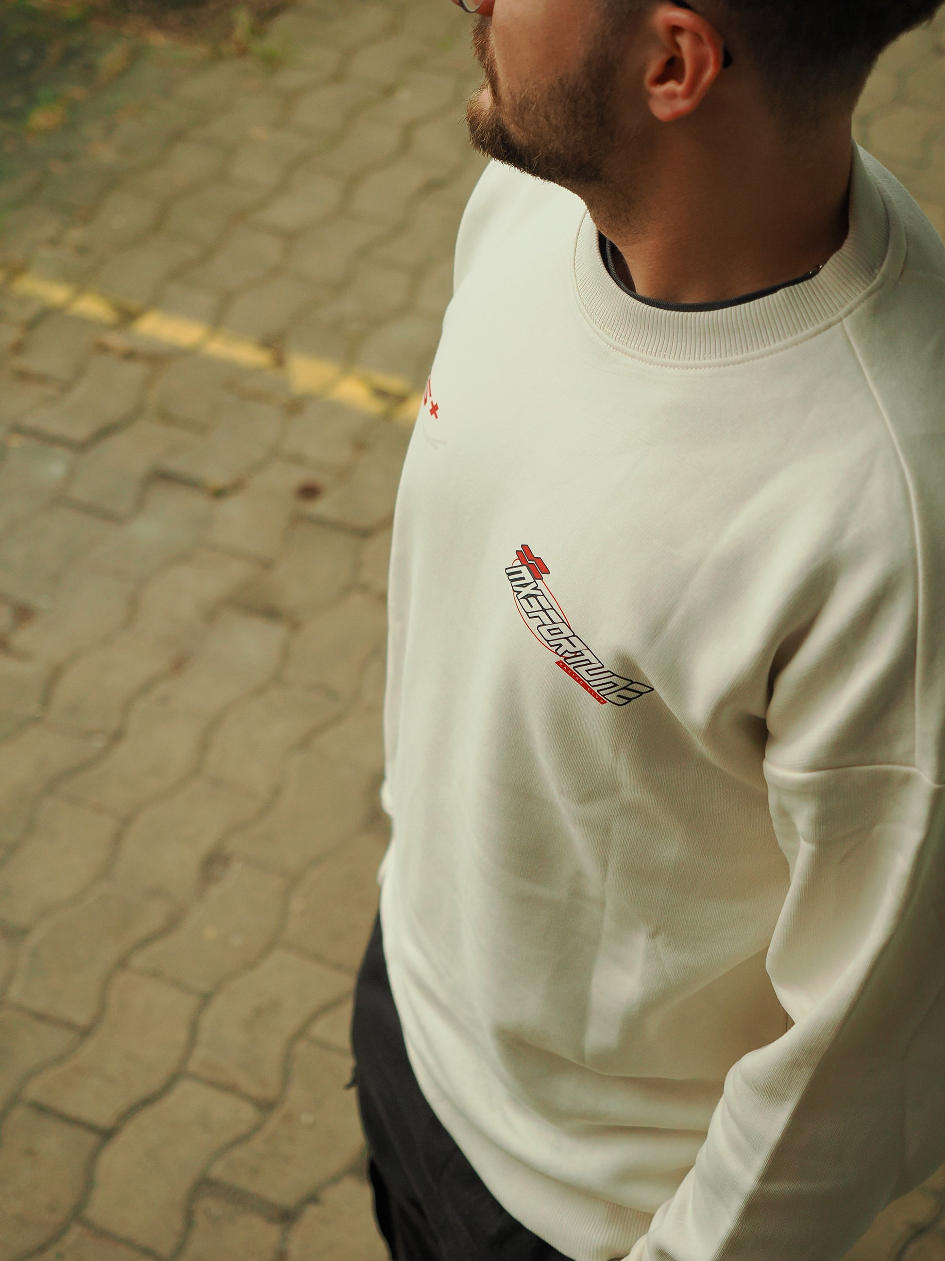 RACING CLUB Oversized Sweatshirt BADGES