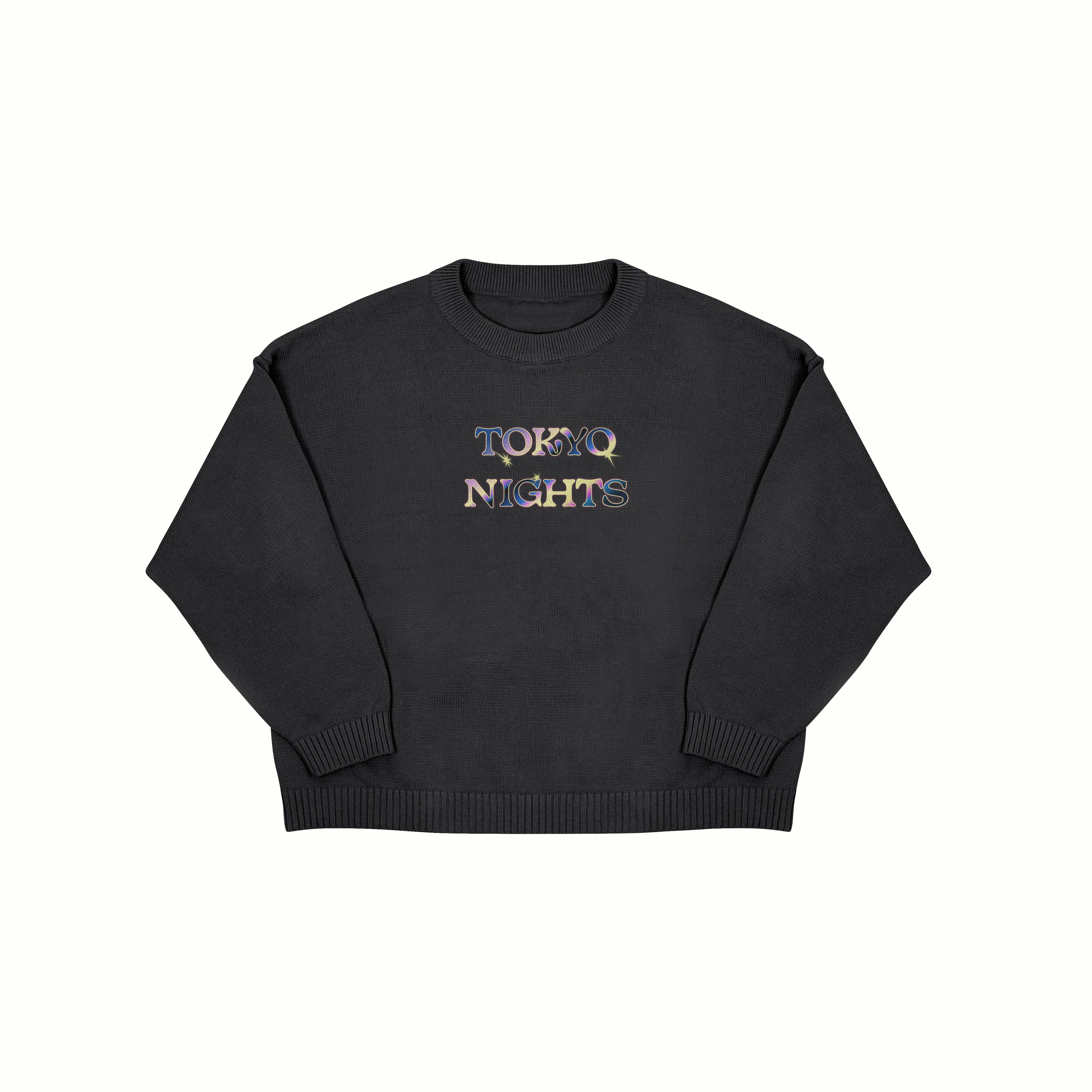 TOKYO NIGHTS Oversized Sweatshirt Night Fever