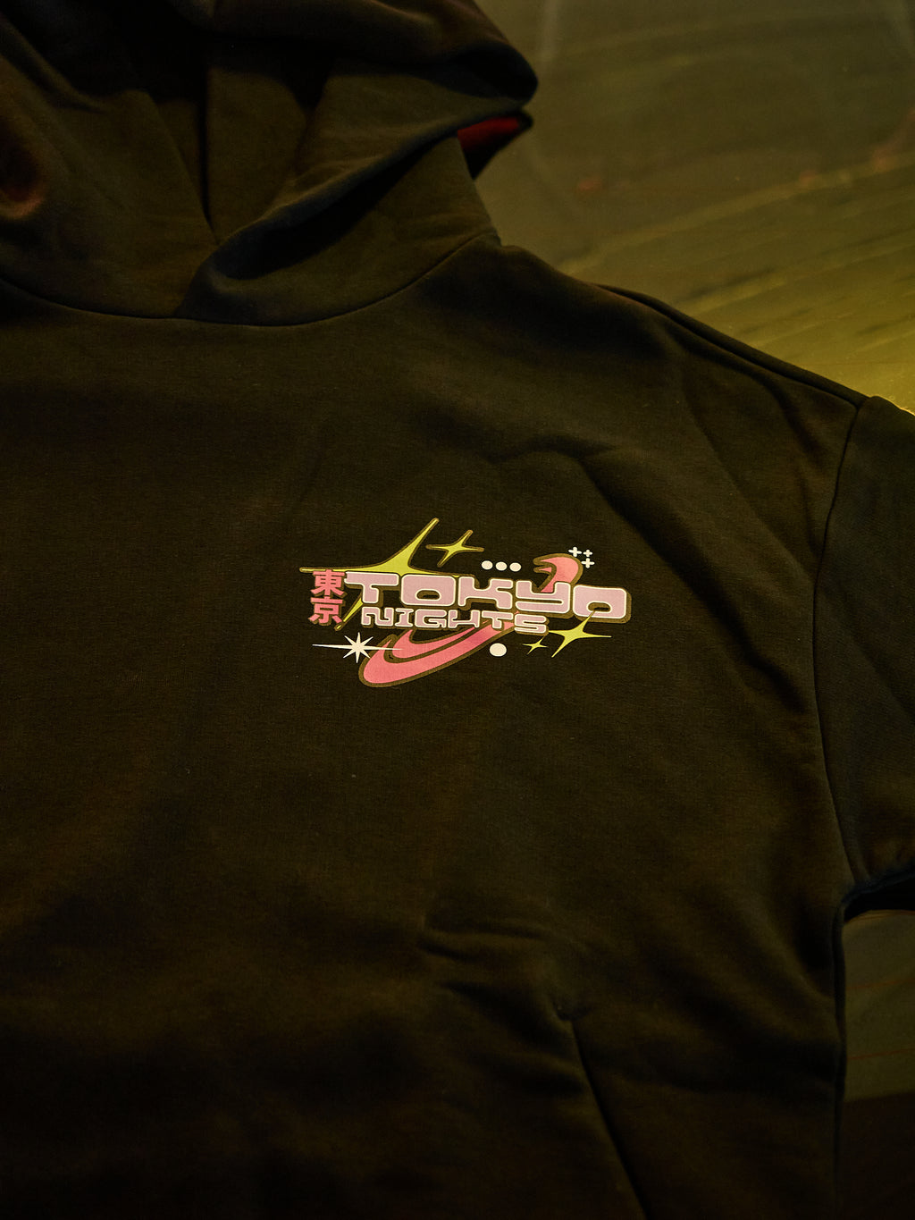 TOKYO NIGHTS Oversized Hoodie Performance