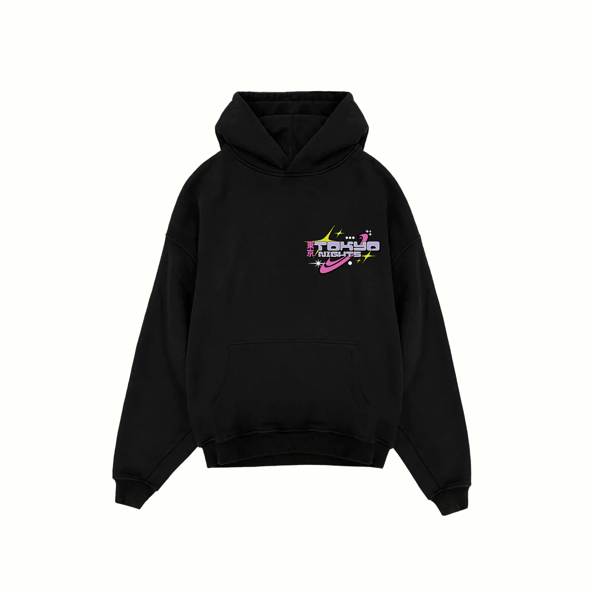 TOKYO NIGHTS Oversized Hoodie Performance