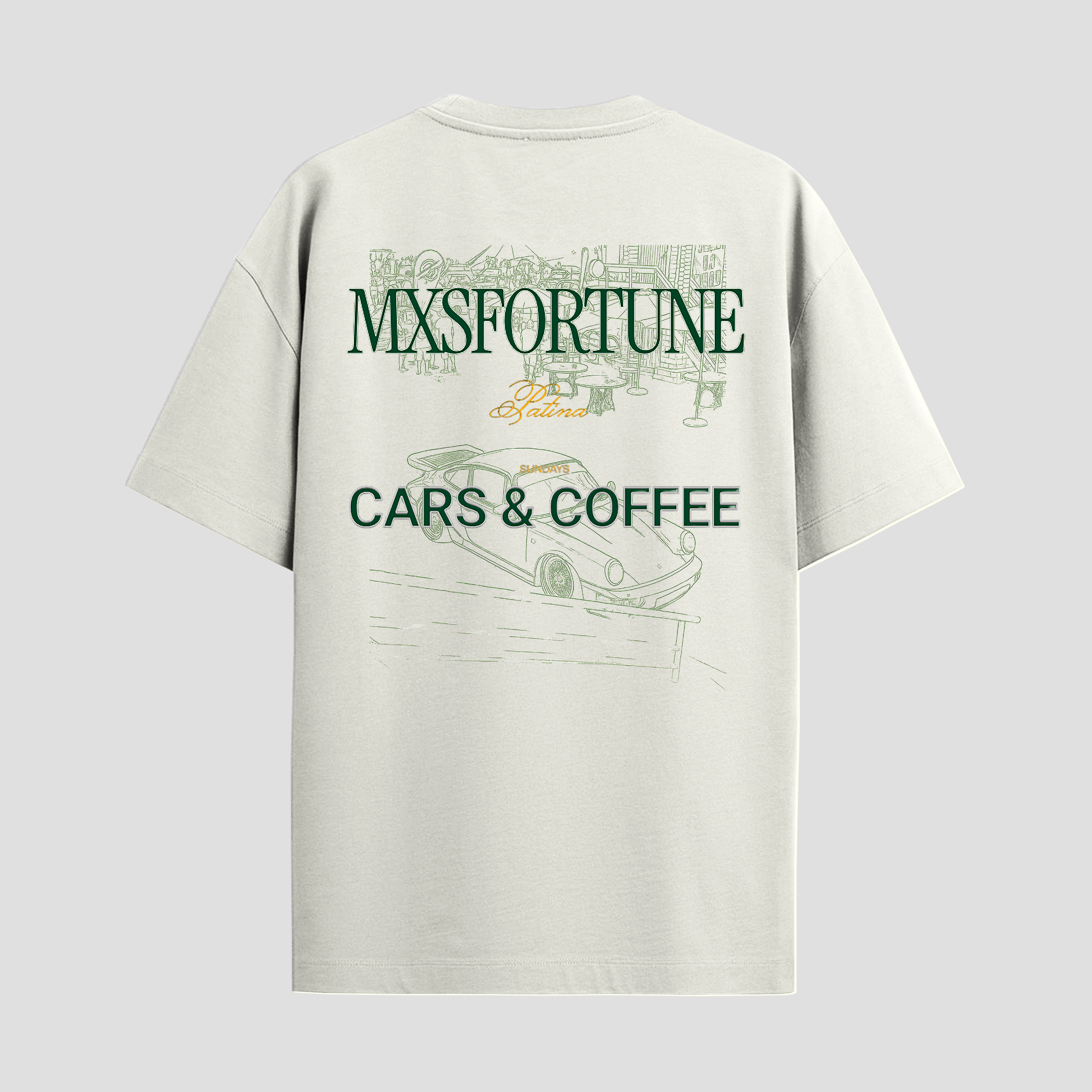 PATINA Oversized Shirt Cars & Coffee