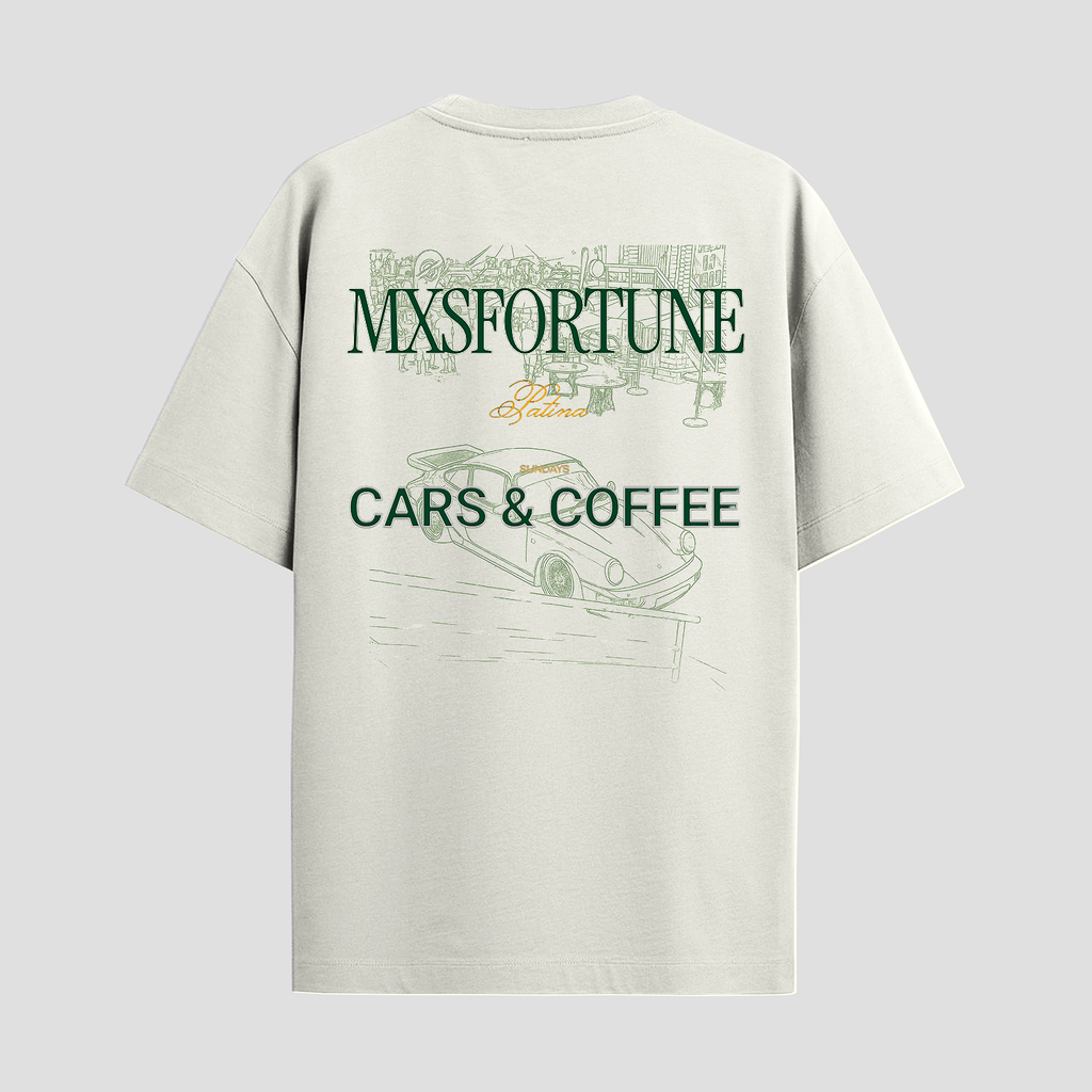 PATINA Oversized Shirt Cars & Coffee