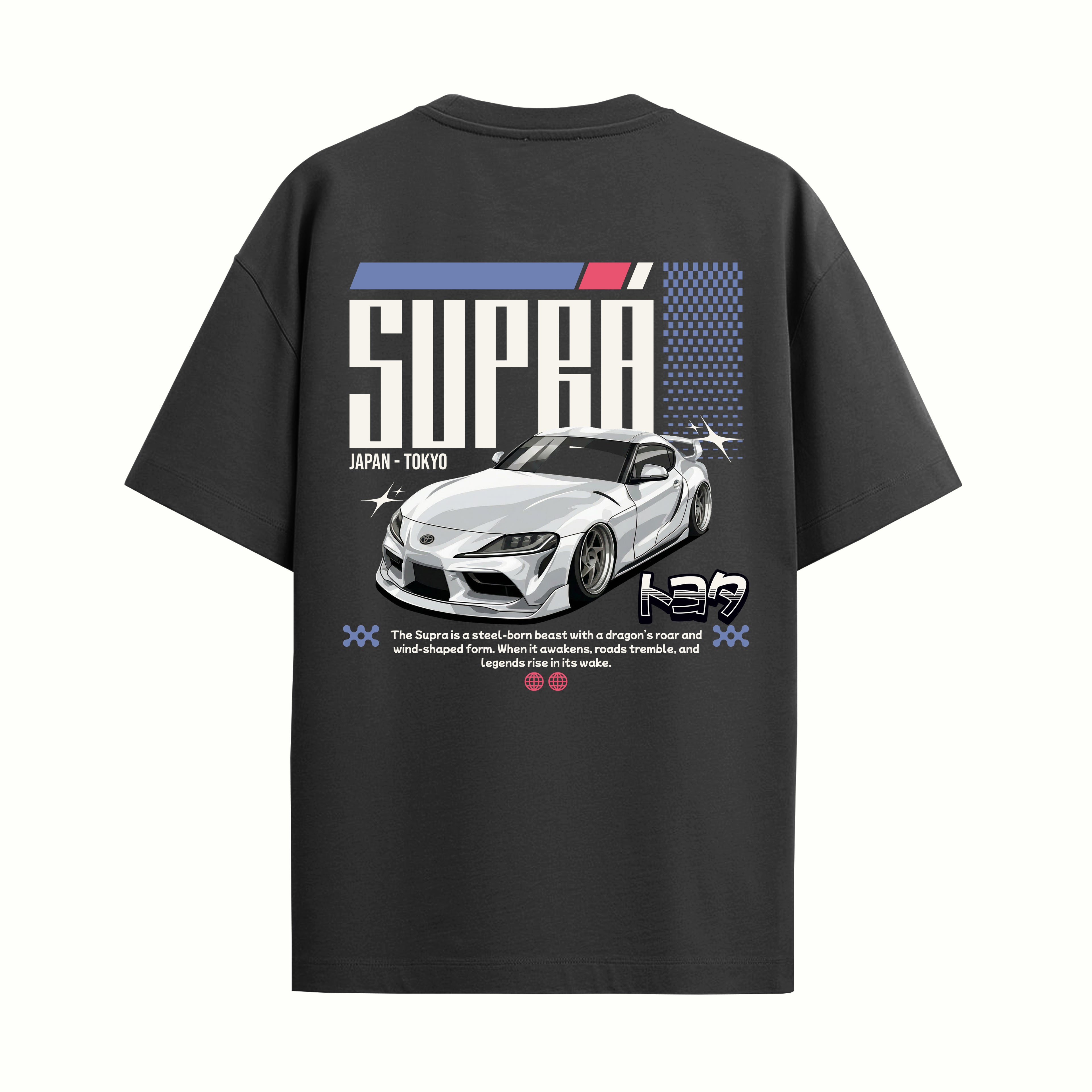 TOKYO NIGHTS Oversized Shirt Supra