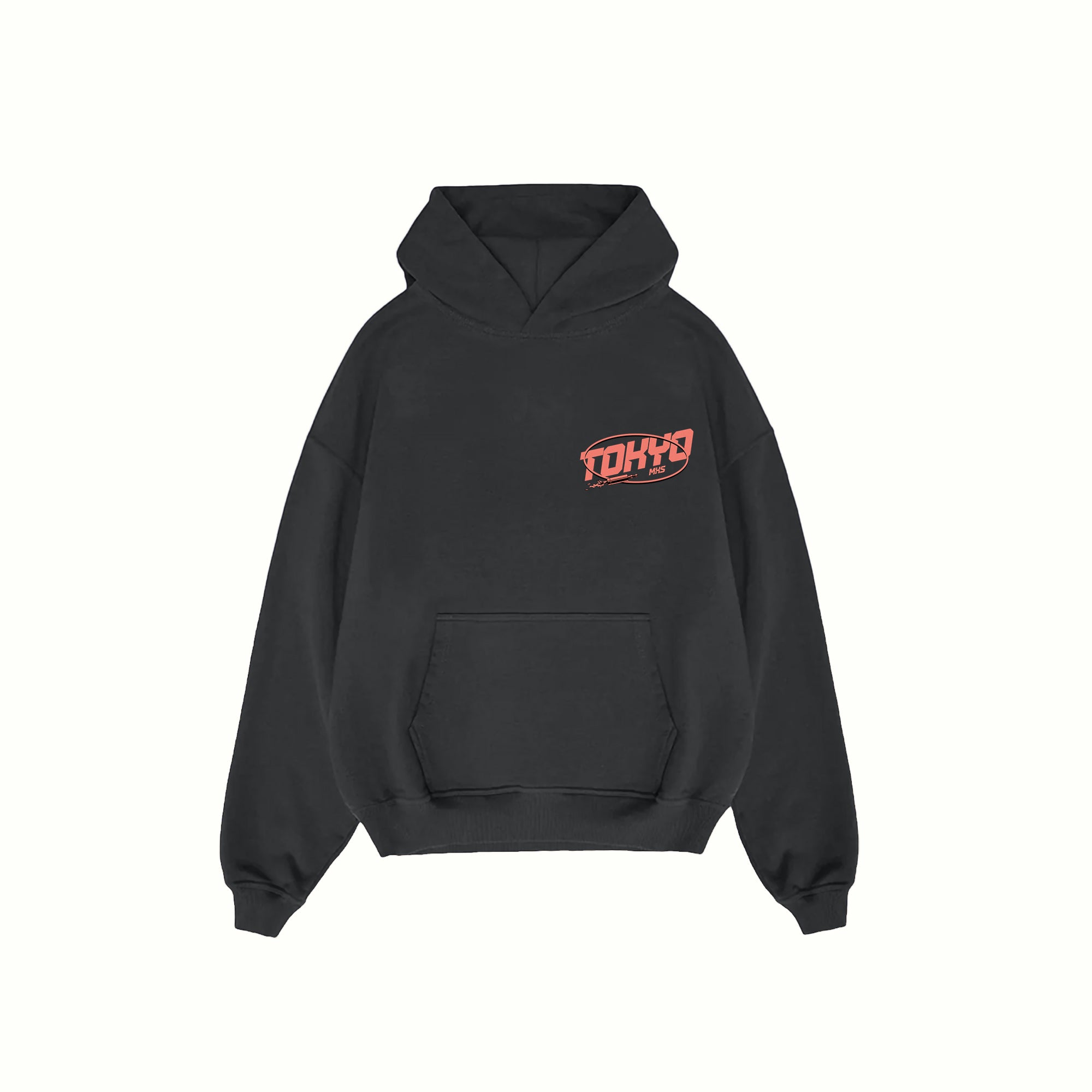 TOKYO NIGHTS Oversized Hoodie Midnight